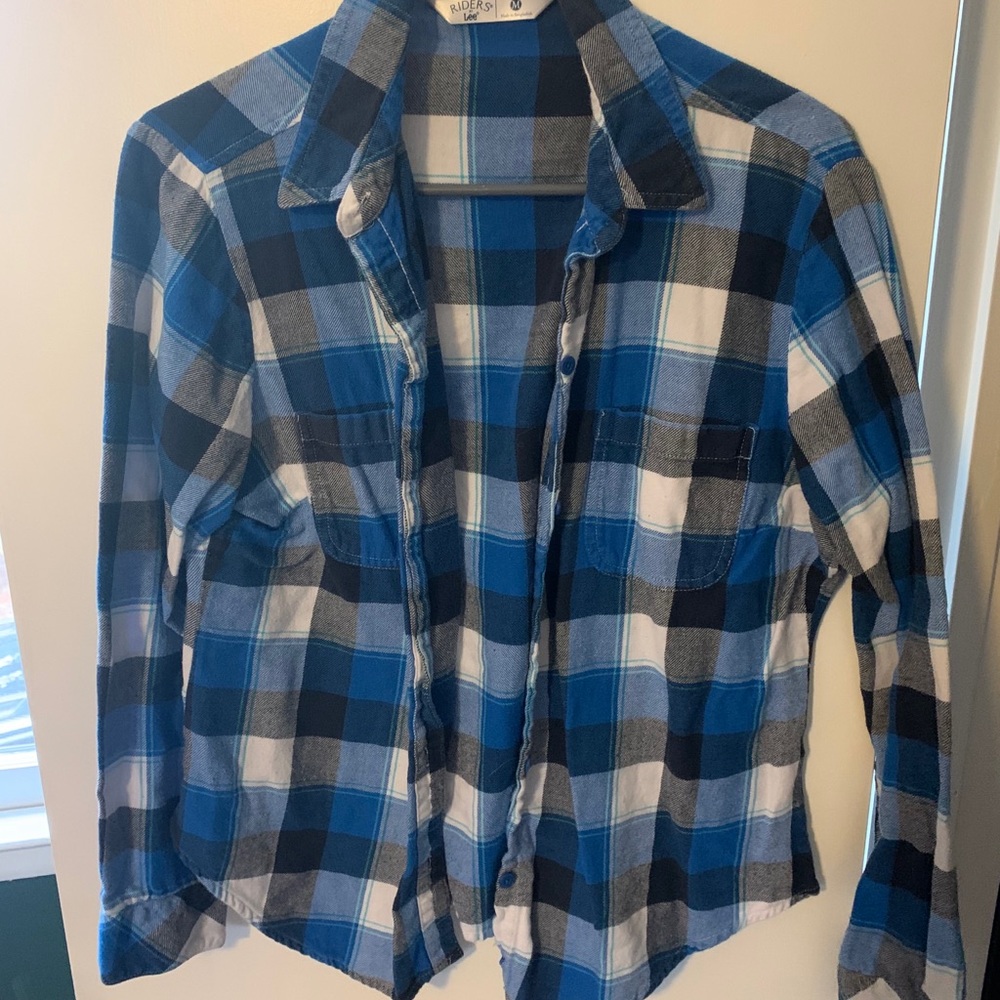 Flannel Button Up Shirt.